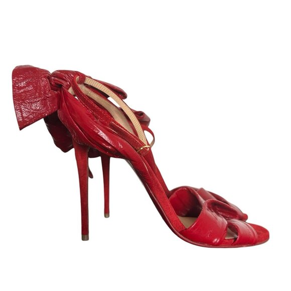 Christian Louboutin Red eel leather heels - Picture 3 of 13